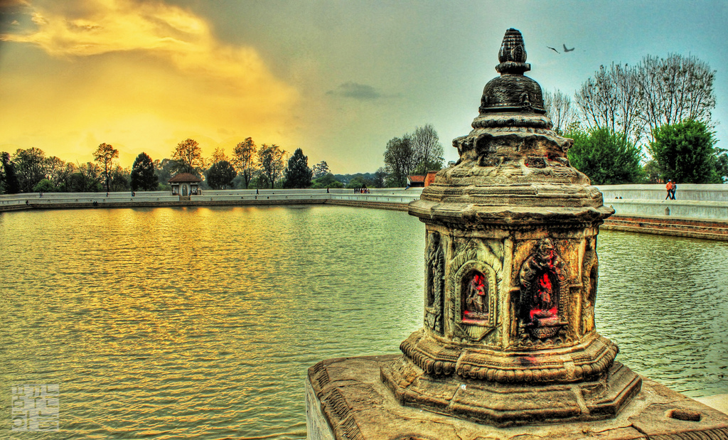 Shiddha Pokhari by Dhilung Kirat "This centuries old pond is situated at Dudhpati-17 the entrance of the ancient city Bhaktapur. This 275m×92m pond was built in the early fifteenth century during the reign of King Yakshya Malla. It is considered as the most ancient pond in Bhaktapur which is known to have many myths associated to it. Nowadays, the pond of both religious and archeological importance has been one of the popular hangout and dating destinations in Kathmandu valley." (Flickr/Creative Commons)