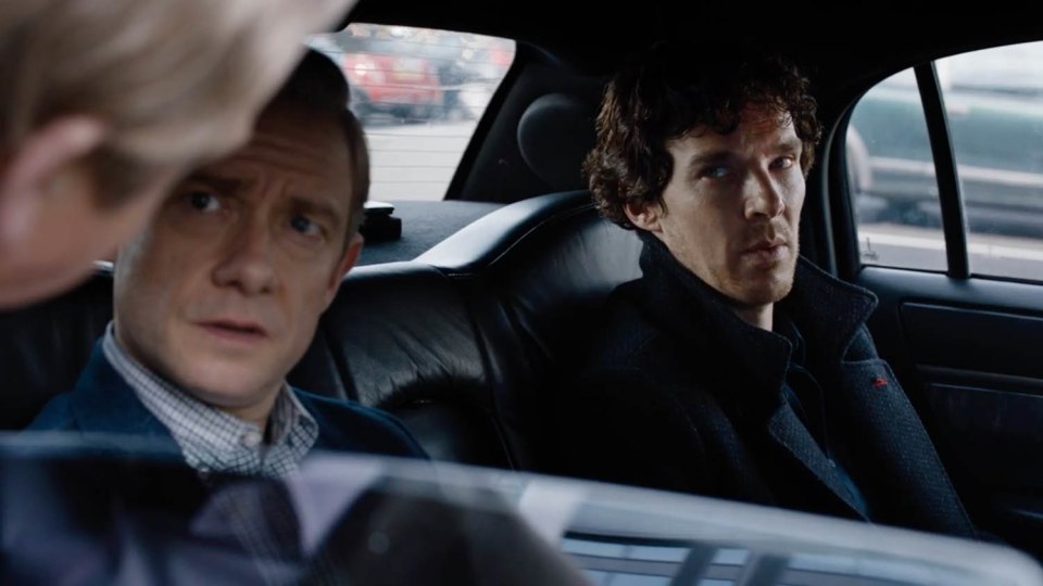 Martin Freeman as John Watson in Sherlock episode "The Six Thatchers."
