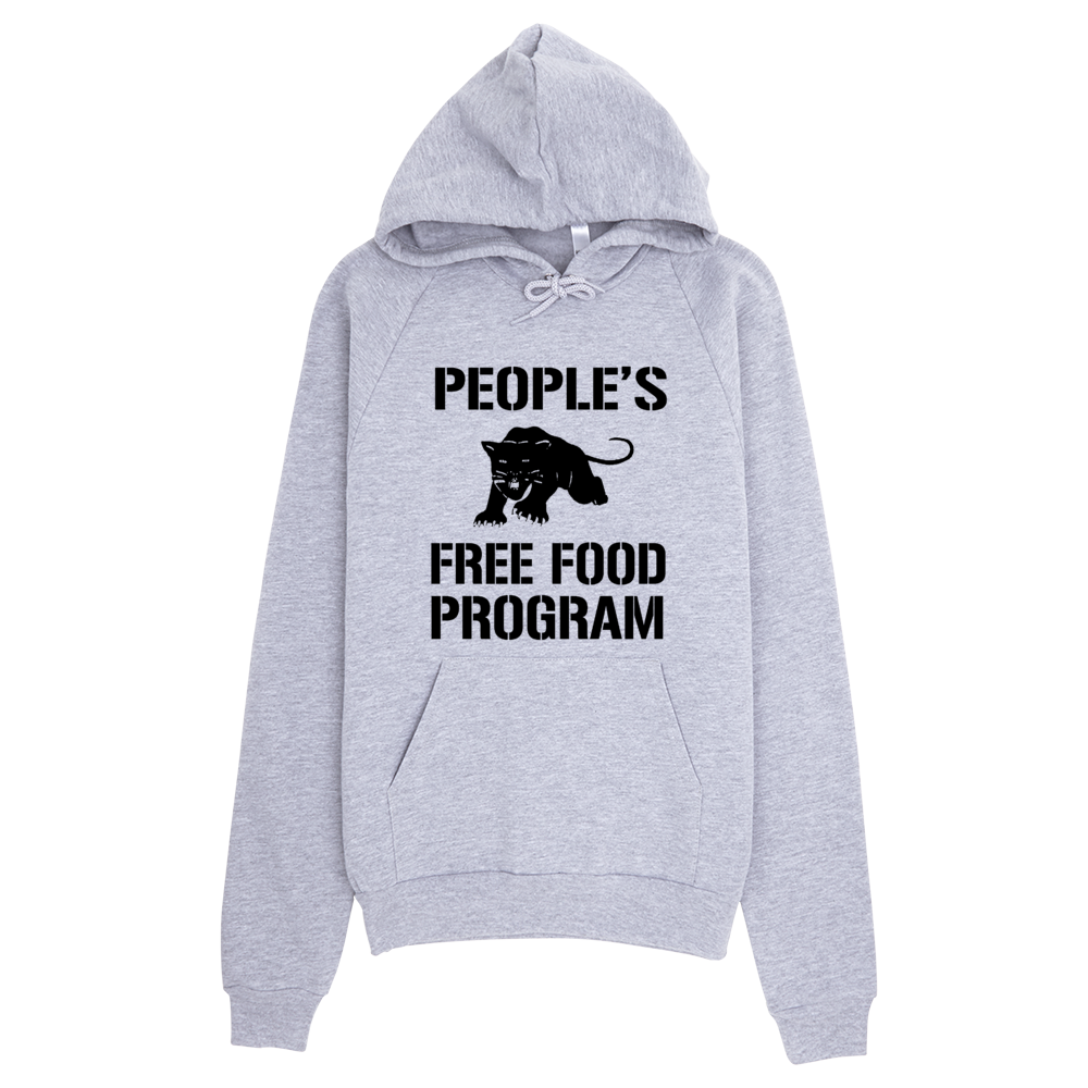People's Free Food Program hoodie in light grey