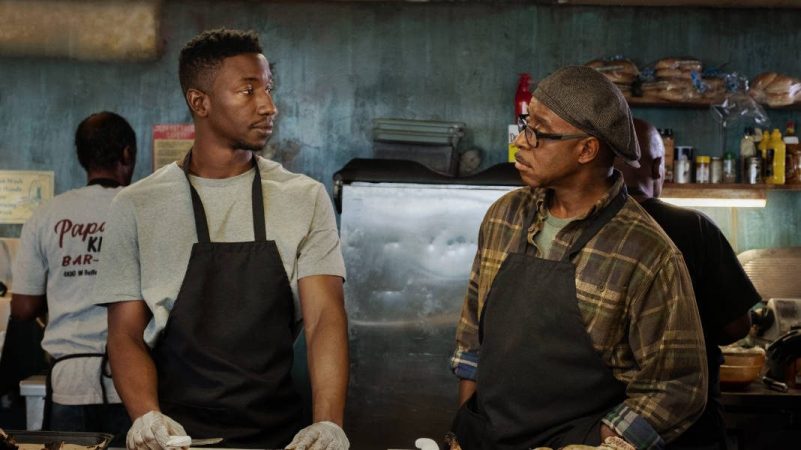Mamadou Athie and Courtney B. Vance in Uncorked