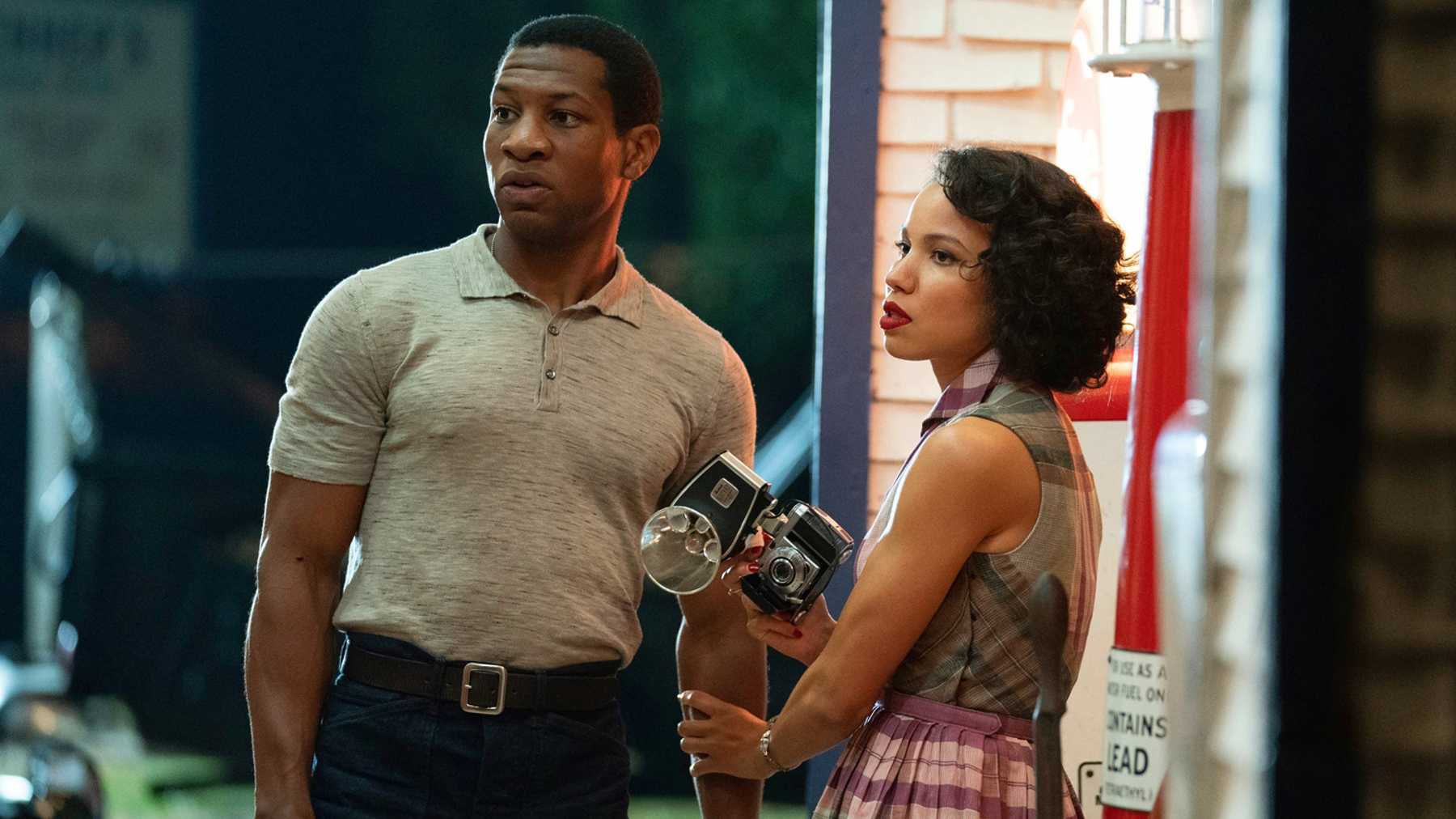 Atticus (Jonathan Majors) and Leticia (Jurnee Smollett) in Lovecraft Country. (Photo credit: HBO)