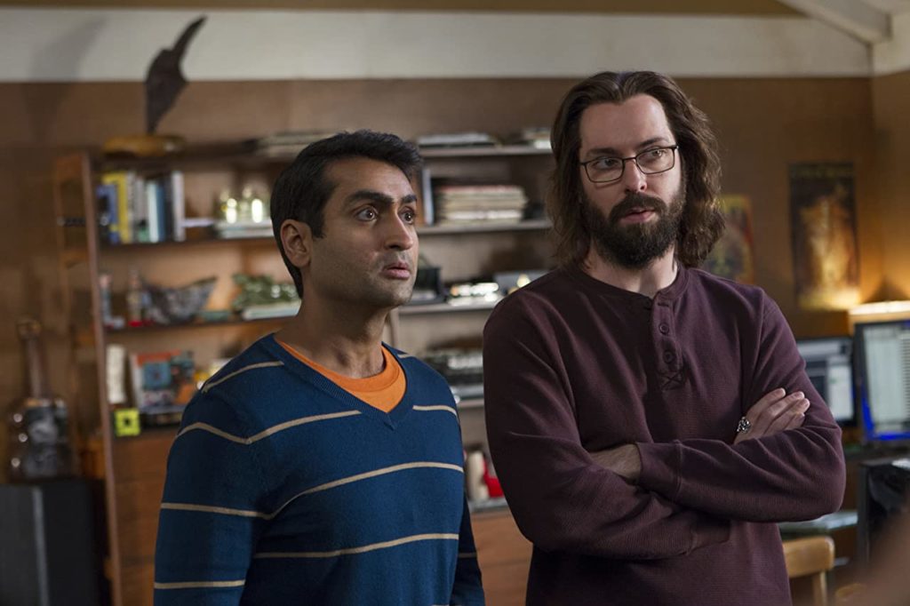 Martin Starr and Kumail Nanjiani in Silicon Valley. 