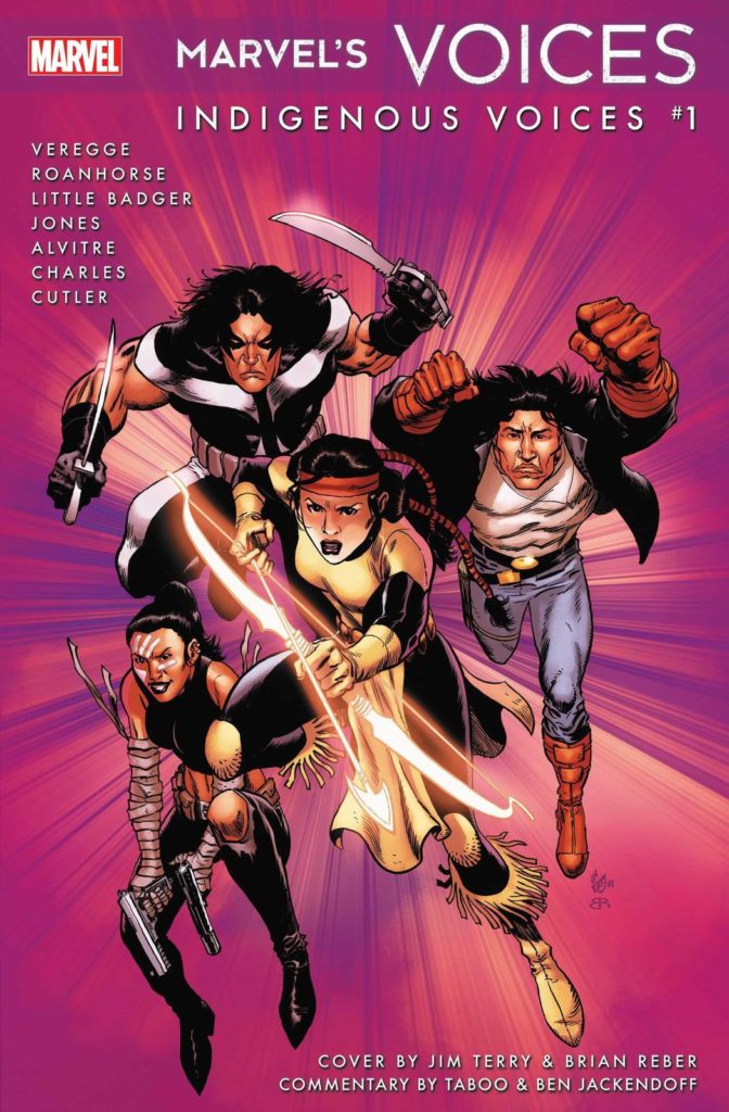 Marvel's Voices: Indigenous Voices #1 cover by Jim Terry and Brian Reber (Photo credit: Marvel)
