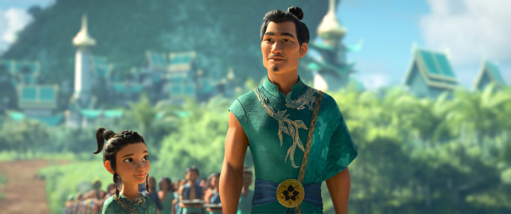 Daniel Dae Kim as Chief Benja in Raya and the Last Dragon. (Photo credit: Disney)