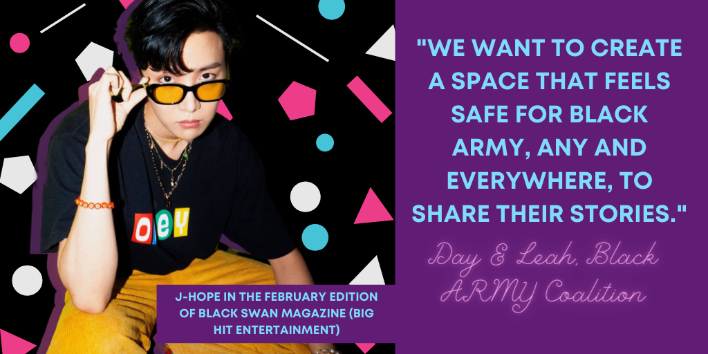 J-Hope as featured in Black Swan Magazine (Big Hit Entertainment)