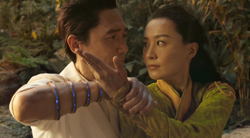 (L-R) Tony Leung and Fala Chen in Shang-Chi and the Legend of the Ten Rings (Marvel Studios) 