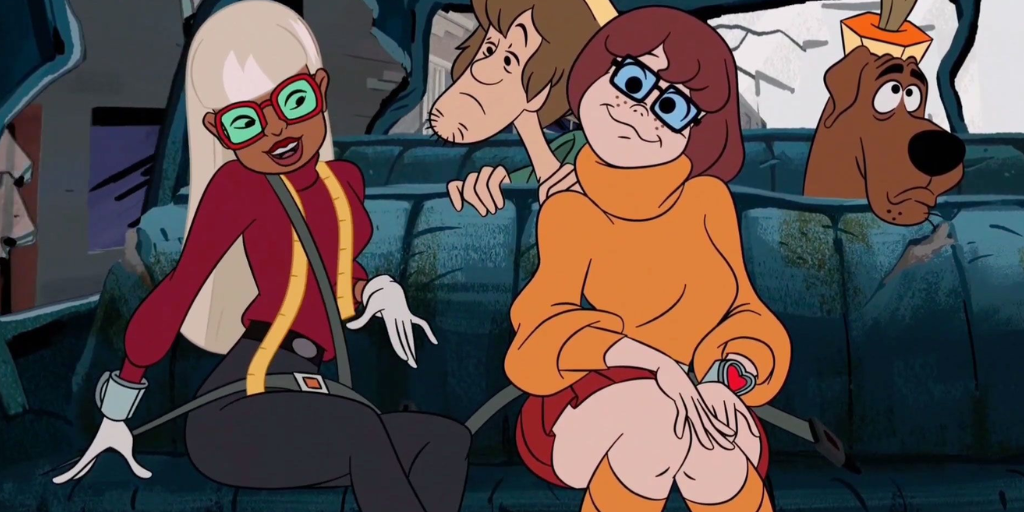 Velma experiences a crush on villainous costume designer Coco Diablo 
