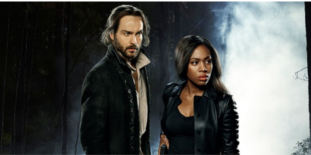 Tom Mison and Nicole Beharie in character as Ichabod Crane and Abbie Mills in Sleepy Hollow