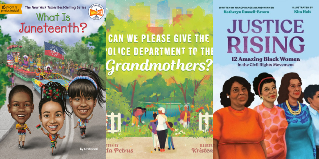 enguin Young Readers features three titles that tell the importance of this holiday and dive into conversations about race, resistance, resilience, and victory over racism. 